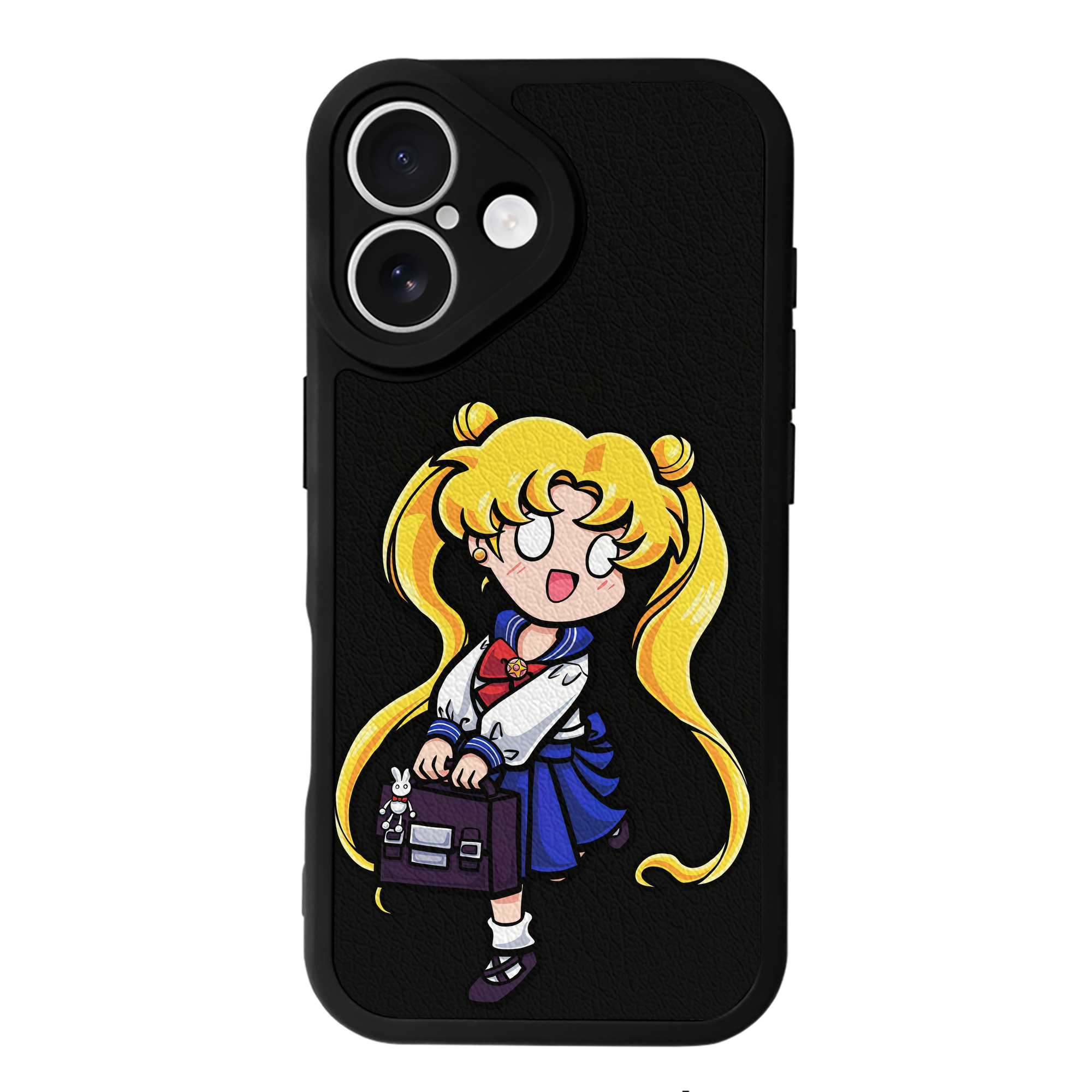 （画像用） 美少女戦士セーラームーン 愛野 美奈子 あいの みなこ Sailor Moon Aino Minako 【iPhone 16シリーズ対応】シリコンスマホケース（レザー調） 材質：シリコン